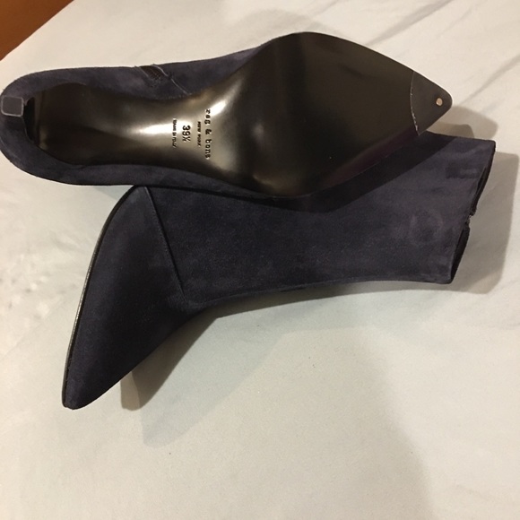 🆕🔴RAG AND BONE ANKLE SUEDE/LEATHER BOOTIES/BOOTS - Picture 5 of 8